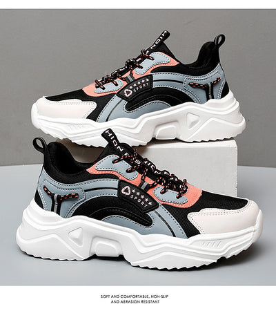 Zapatillas Deportivas Gruesas Blancas para Mujer - Estilo Trendy Casual Primavera Verano - Image 7