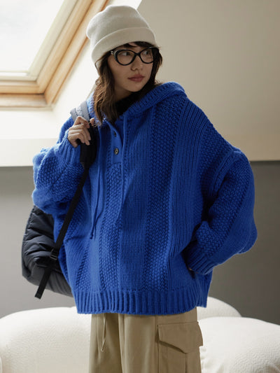 Suéter Tejido con Capucha para Mujer - Colección Otoño Invierno - Image 4