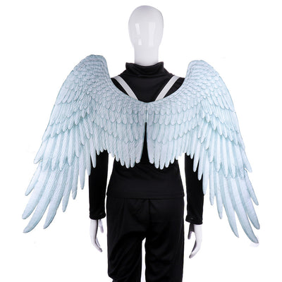 Alas de Ángel Oversized Unisex Negro y Blanco para Halloween - Image 13