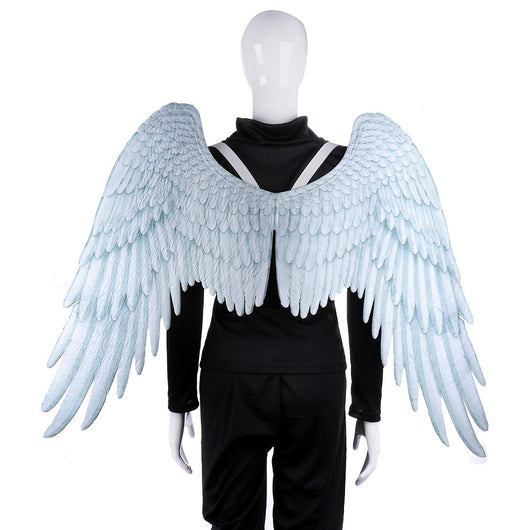 Alas de Ángel Oversized Unisex Negro y Blanco para Halloween - Image 13