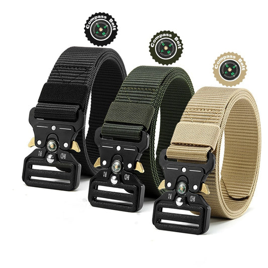 Cinturón Táctico con Brújula Eye Snake para Hombre