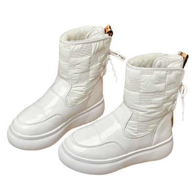 Botas Tobilleras para Mujer con Suela Gruesa y Forro de Terciopelo - Image 2