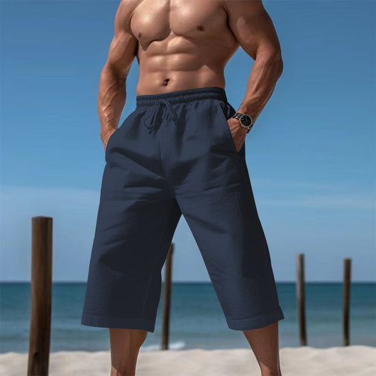 Pantalones Capri Casuales Transpirables para Hombre - Image 24