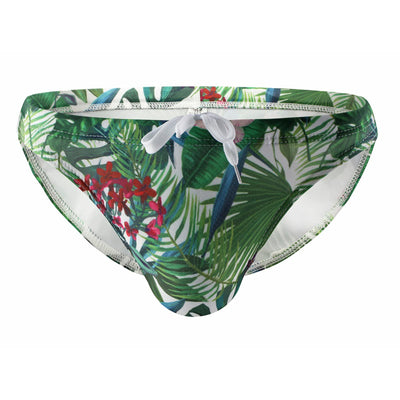 Bañador Estampado Tropical con Diseño de Hojas de Coco y Arce - Pantalón de Playa Multicolor Trendy - Image 11