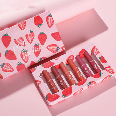 Set de 6 Brillos Labiales Sabor Fresa con Fórmula Antiadherente - Image 11