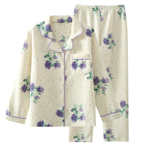 Pijama Invierno Mujer Algodón Grueso Holgado y Cómodo - Image 2