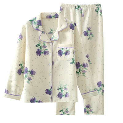 Pijama Invierno Mujer Algodón Grueso Holgado y Cómodo - Image 2