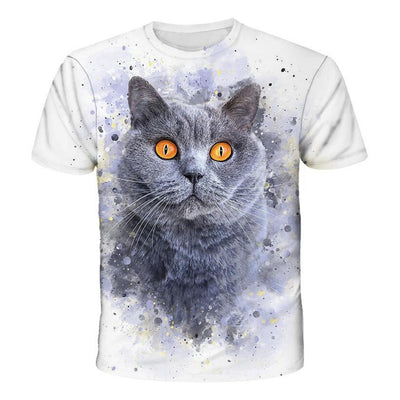 Playera Estampada 3D Ardilla - Diseño Animal Print Moderno - Image 9