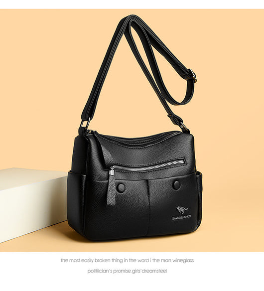 Bolso de Cuero Suave para Mamá - Diseño Minimalista y Versátil - Image 21