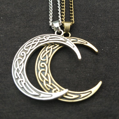 Collar Elegante con Dije Luna Chapado en Oro - Aleación de Zinc - Image 12