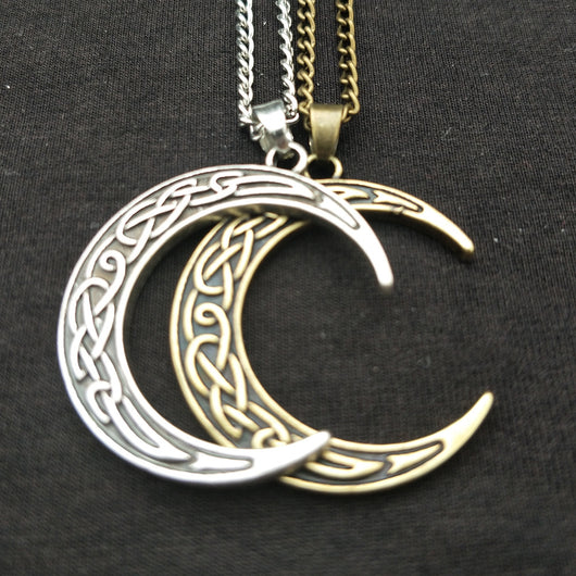 Collar Elegante con Dije Luna Chapado en Oro - Aleación de Zinc - Image 12