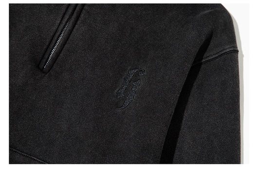Suéter Hoodie Desgastado Lavado - Marca Tide para Hombre - Image 15