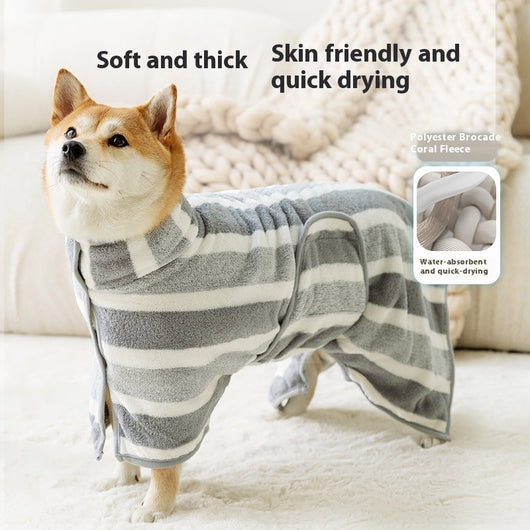 Bata Absorbente Extragrande para Perros de Secado Rápido - Image 11
