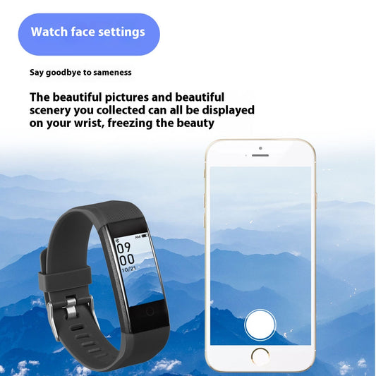 Pulsera Inteligente Deportiva con Monitor de Salud y Pantalla a Color