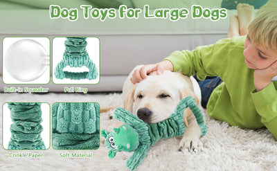 Juguetes para Perros Chirriantes de Peluche - Juegos de Tracción para Mascotas Pequeñas, Medianas y Grandes - Image 10