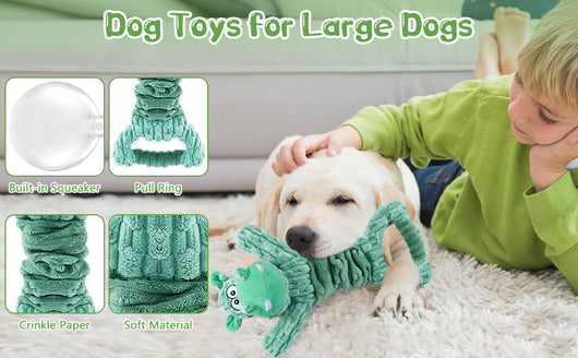 Juguetes para Perros Chirriantes de Peluche - Juegos de Tracción para Mascotas Pequeñas, Medianas y Grandes - Image 10