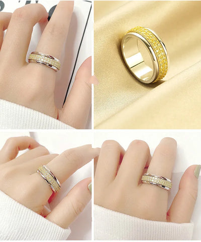 Anillo Giratorio de Plata Esterlina para Mujer - Diseño Minimalista - Image 14