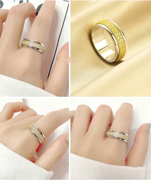 Anillo Giratorio de Plata Esterlina para Mujer - Diseño Minimalista - Image 14