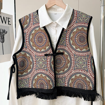 Chal Étnico Hong Kong para Mujer - Primavera Verano - Image 11