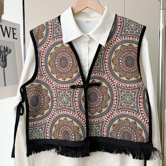 Chal Étnico Hong Kong para Mujer - Primavera Verano - Image 11