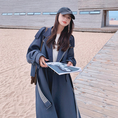 Abrigo Suelto Coreano de Diseño Elegante y Moderno