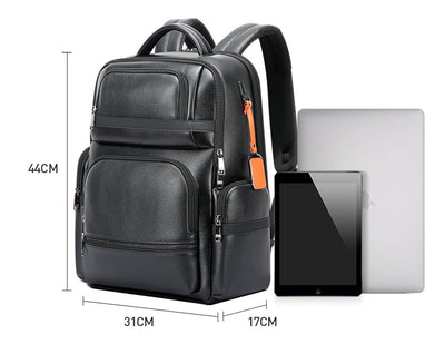 Mochila Ejecutiva de Cuero para Hombre con Gran Capacidad - Image 7