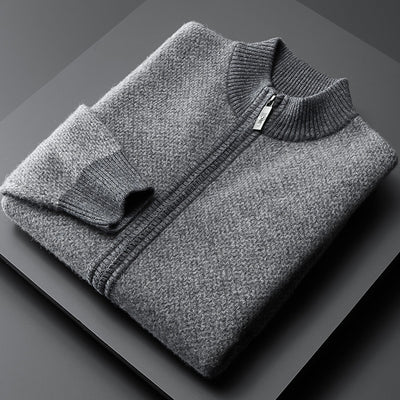 Suéter de Cachemira Holgado para Hombre - Talla Grande Reforzada - Image 13
