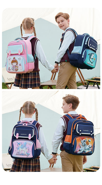Mochila Escolar Grande Infantil Ligera con Diseño Cartoon - Image 28