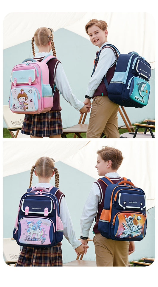 Mochila Escolar Grande Infantil Ligera con Diseño Cartoon - Image 28