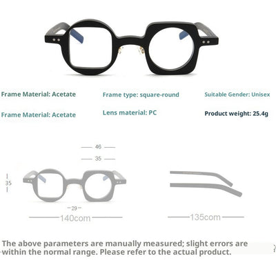 Gafas Ópticas Unisex de Acetato con Diseño Moderno y Personalidad - Image 3