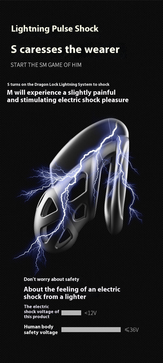 Candado de Control Remoto con Descarga Eléctrica para Hombre - Image 30