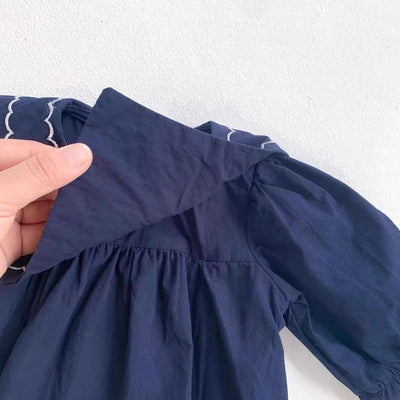 Enterizo Bebé Estilo Marinero con Cuello Bordado - Image 13