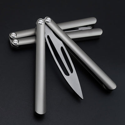 Cuchillo Mariposa de Aleación de Titanio Premium - Navaja Plegable de Colección - Image 10