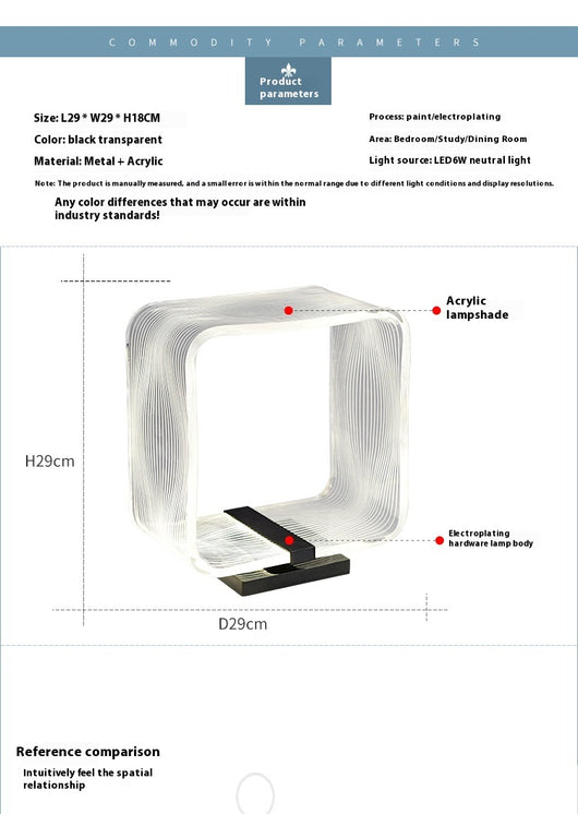 Lámpara de Escritorio Moderna para Sala - Diseño Cálido y Creativo - Image 6