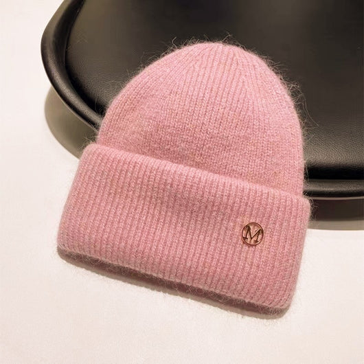 Gorro Tejido Mujer Invierno con Forro Polar - Abrigo Grueso Versátil - Image 8