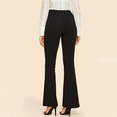 Pantalones Acampanados de Cintura Alta para Mujer - Image 7