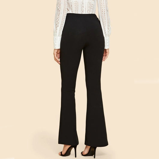 Pantalones Acampanados de Cintura Alta para Mujer - Image 7
