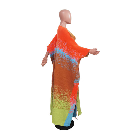 Abrigo Tejido Holgado Largo para Mujer - Image 4