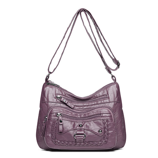 Bolso de Cuero Premium con Múltiples Compartimentos - Image 13