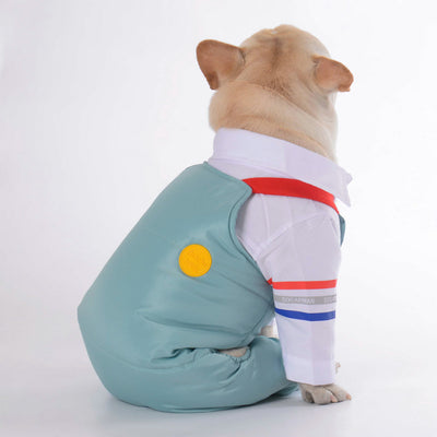 Pantalones de Algodón para Perro Teddy - Diseño Adorable con Correa