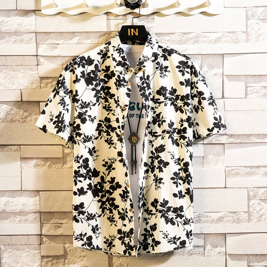 Camisa Casual Floral para Hombre - Image 8