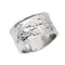 925 Sterling Plateado Cigar Ring Cigarette Holder Light Grey