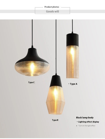 Lámpara Colgante de Cristal Moderna para Cafeterías y Restaurantes - Image 26