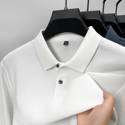 Camisa Polo Ejecutiva Manga Larga con Solapa - Image 3