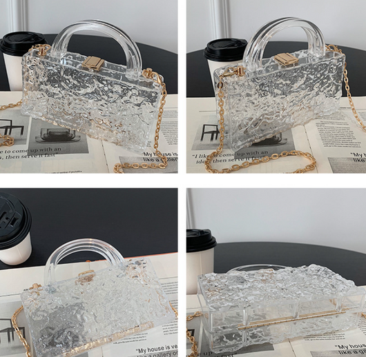 Bolsa Transparente de Acrílico Tipo Gelatina para Mujer - Image 21