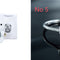 S925 Plateado Ring For Female European And American Diamond Love Set Blanco Set No 5