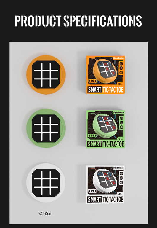 Consola de Juegos Portátil 4 en 1: Entrenamiento Mental Tic-Tac-Toe - Image 15