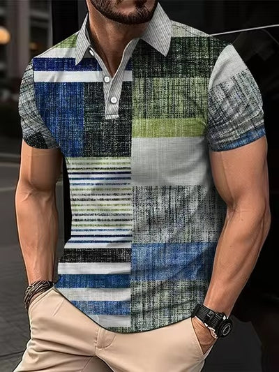 Polo Casual de Hombre con Rayas Estampadas - Image 11