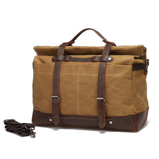 Bolsa Bandolera de Lona Unisex - Estilo Casual y Versátil