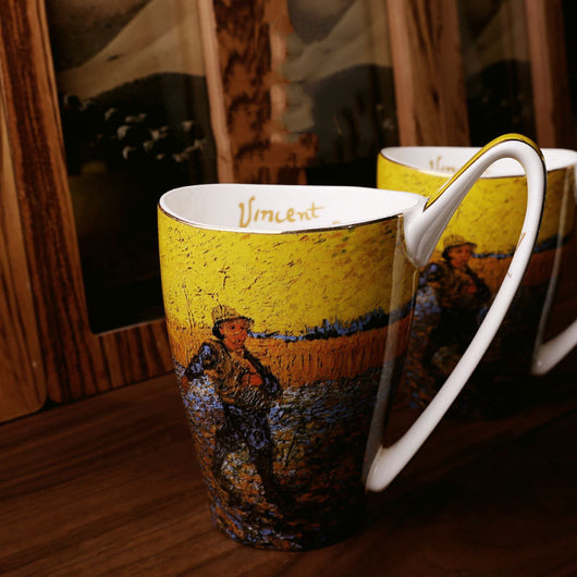 Taza Retro Europea de Gran Capacidad para Parejas - Image 18